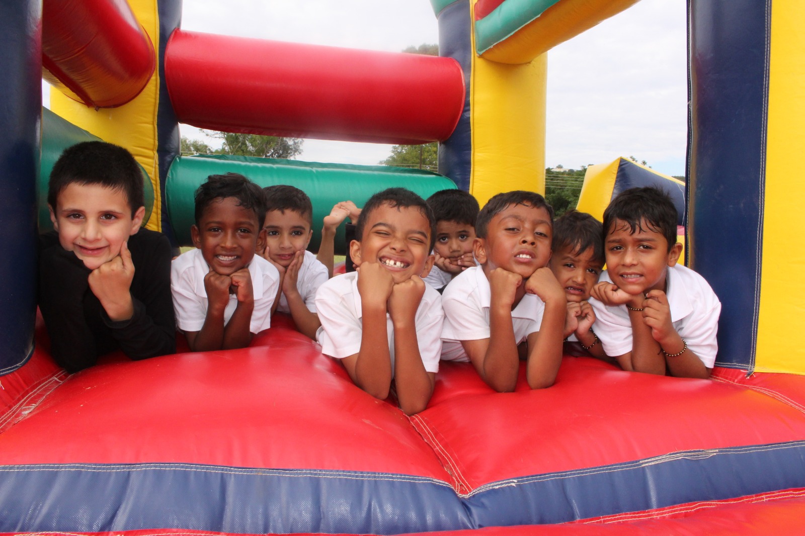 Learners enjoying an activity