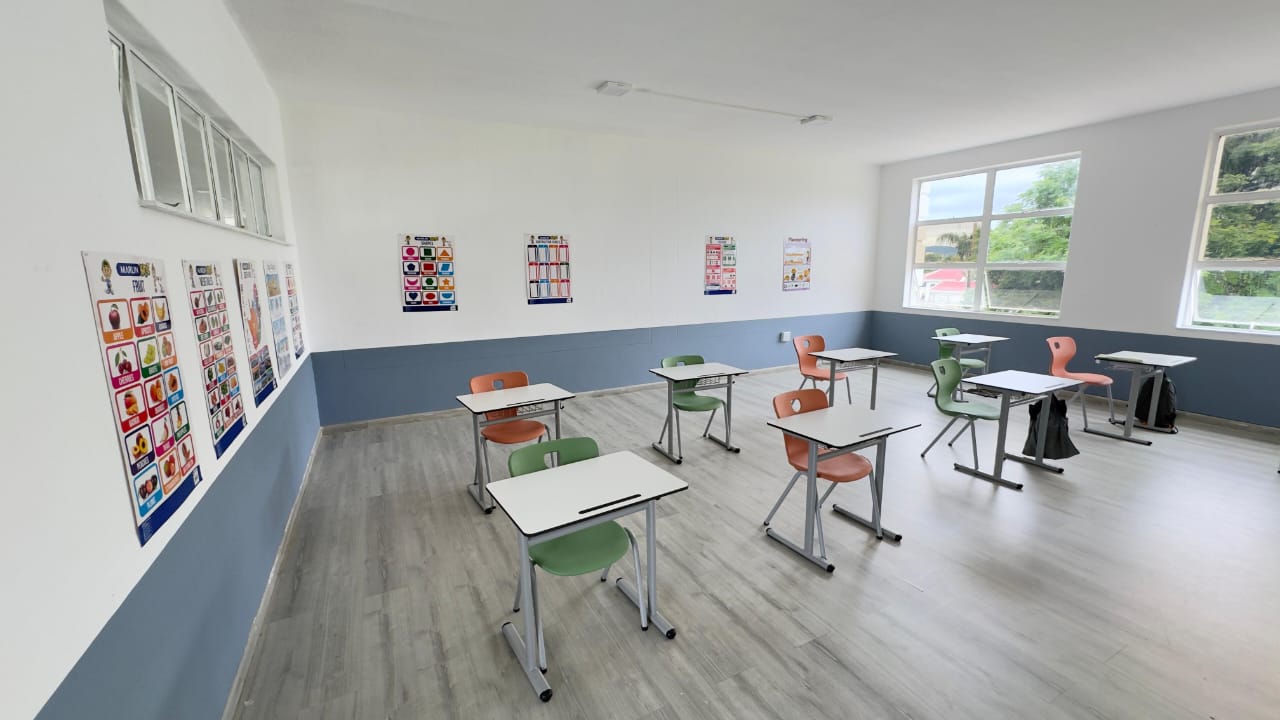 Neat Olive River Schools classroom